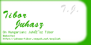 tibor juhasz business card